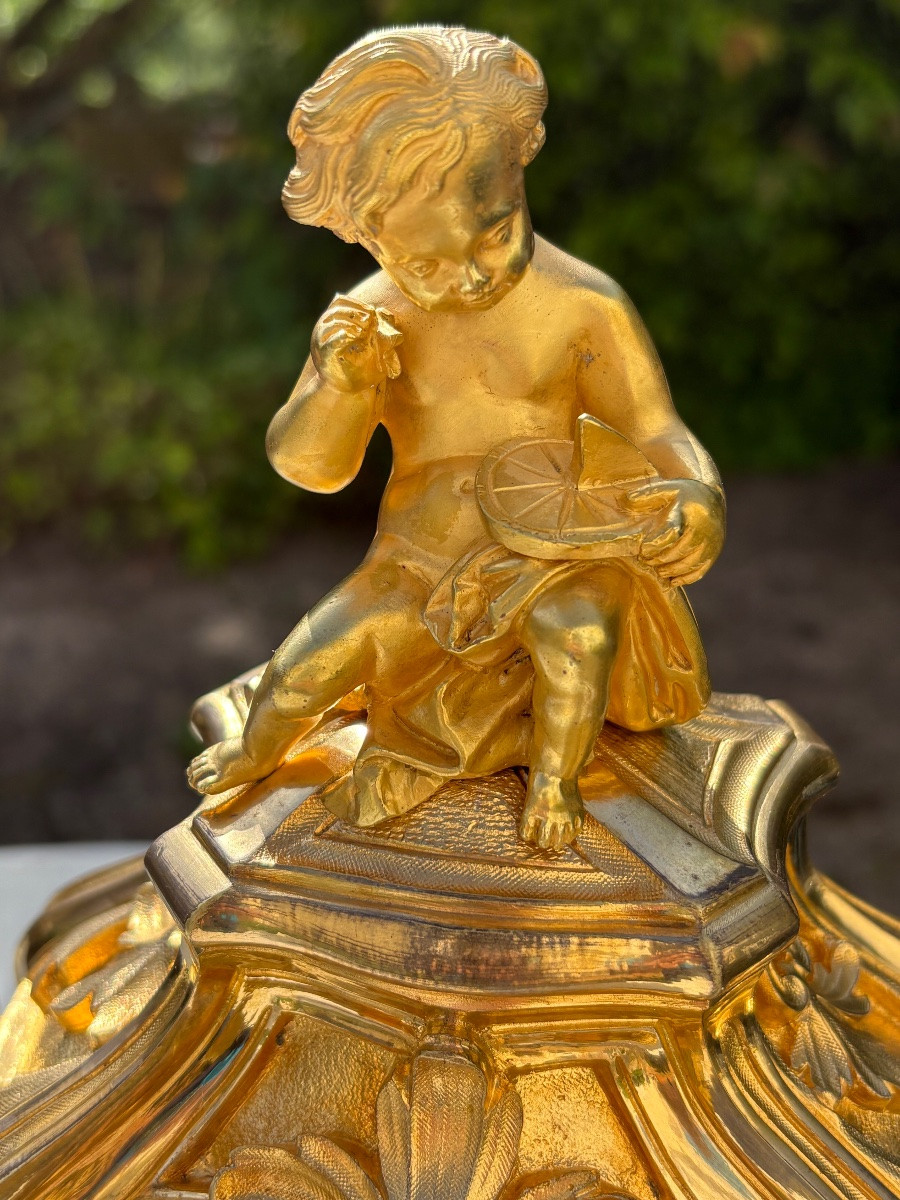 Louis XV Gilt Bronze -photo-2