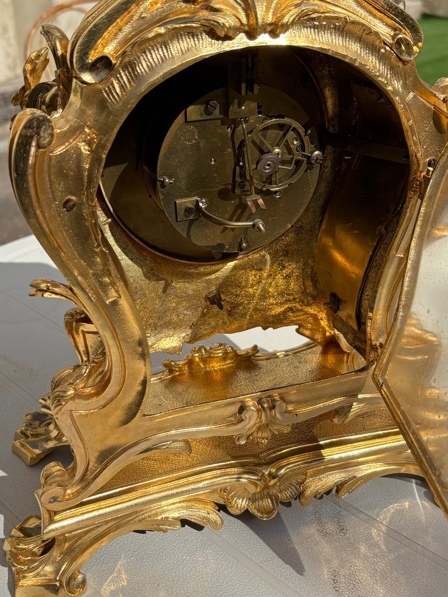 Louis XV Gilt Bronze -photo-3