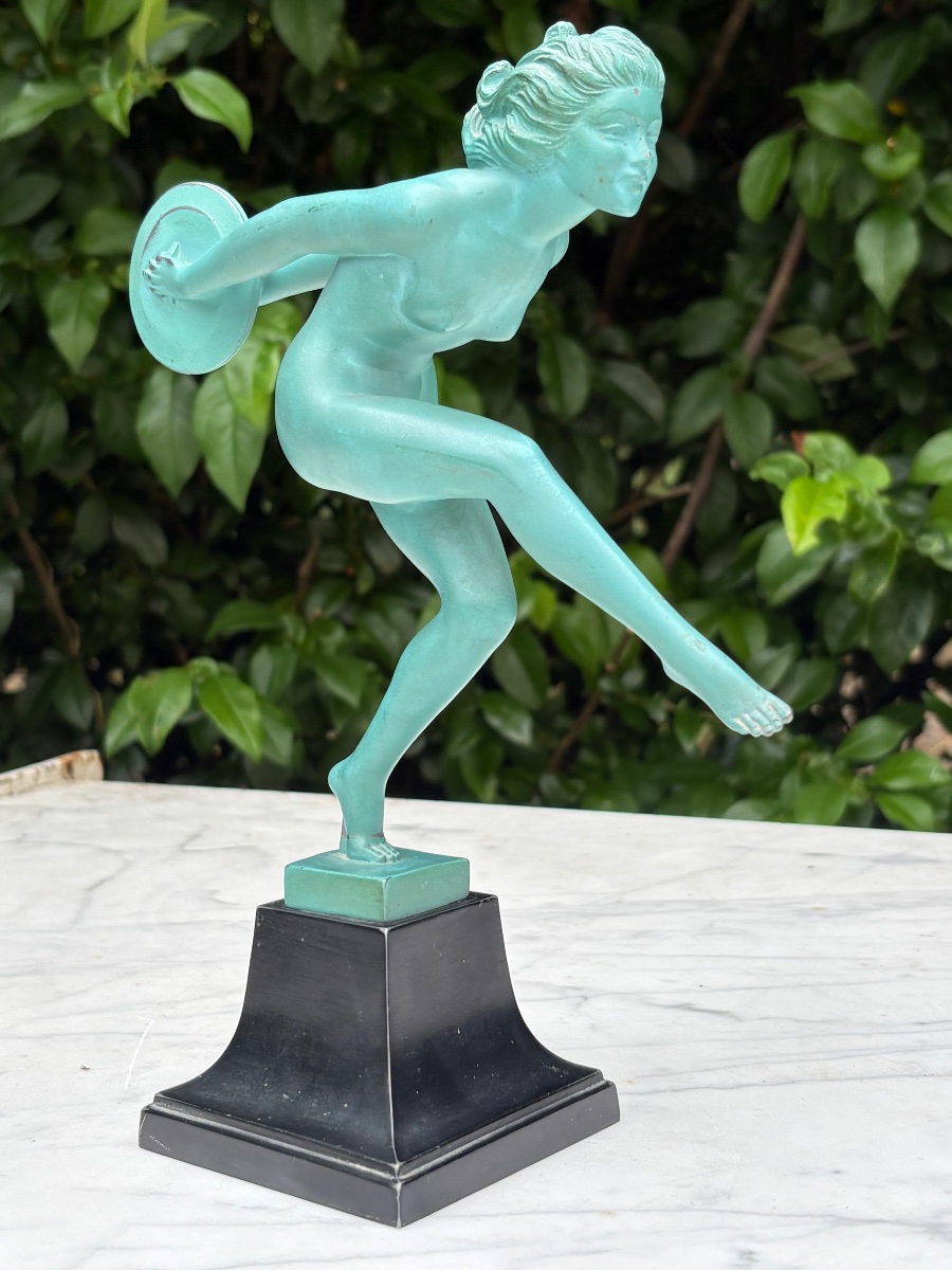 Marcel Bouraine "Joie" danseuse Art Déco -photo-4