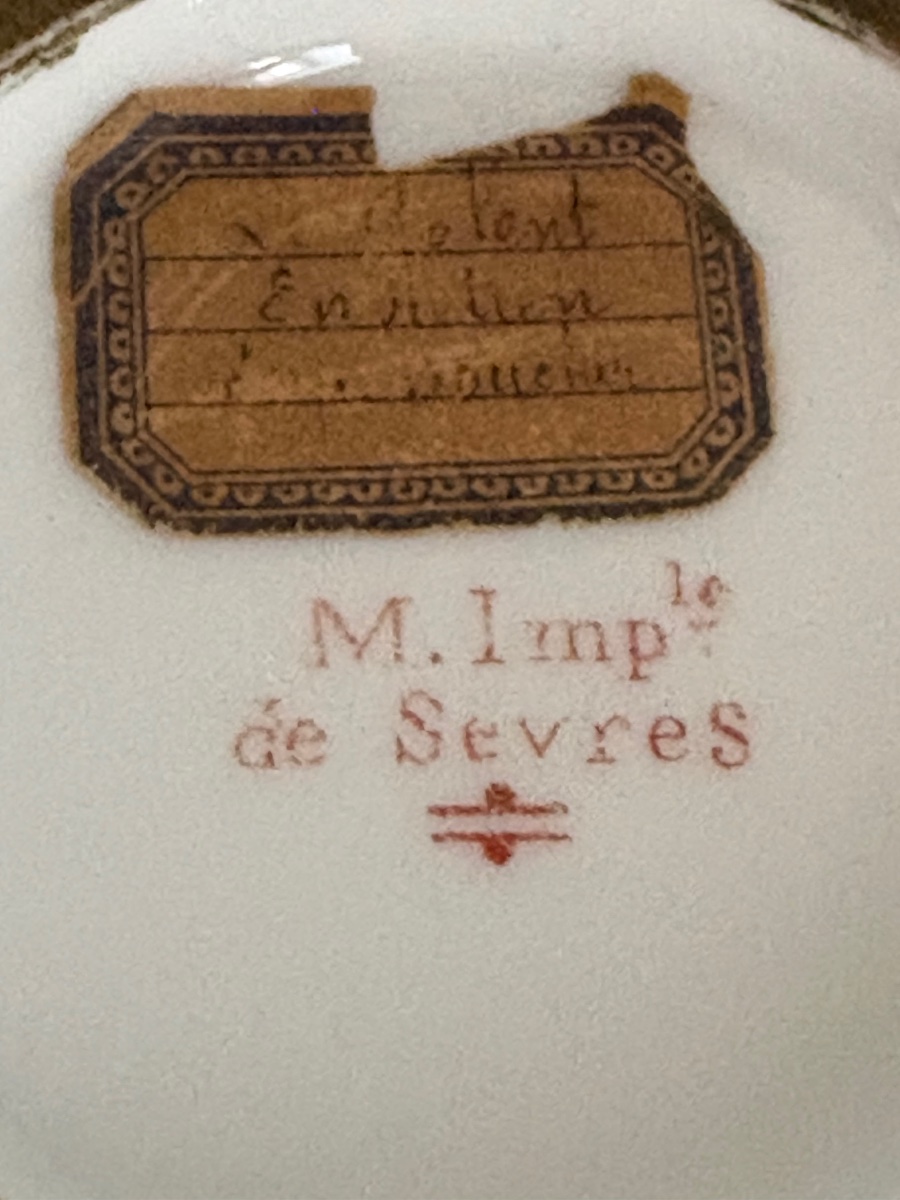 Coffret en porcelaine de la manufacture impériale de Sèvres -photo-5