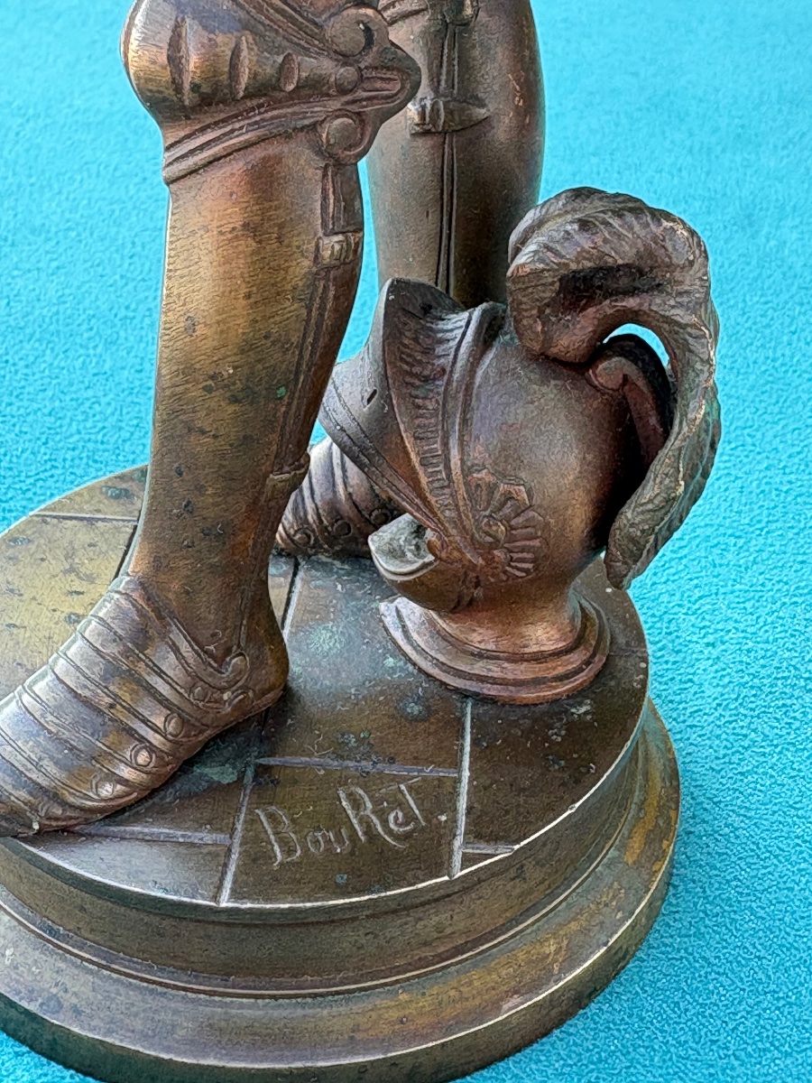 Jeanne d’Arc bronze Eutrope Bouret-photo-4