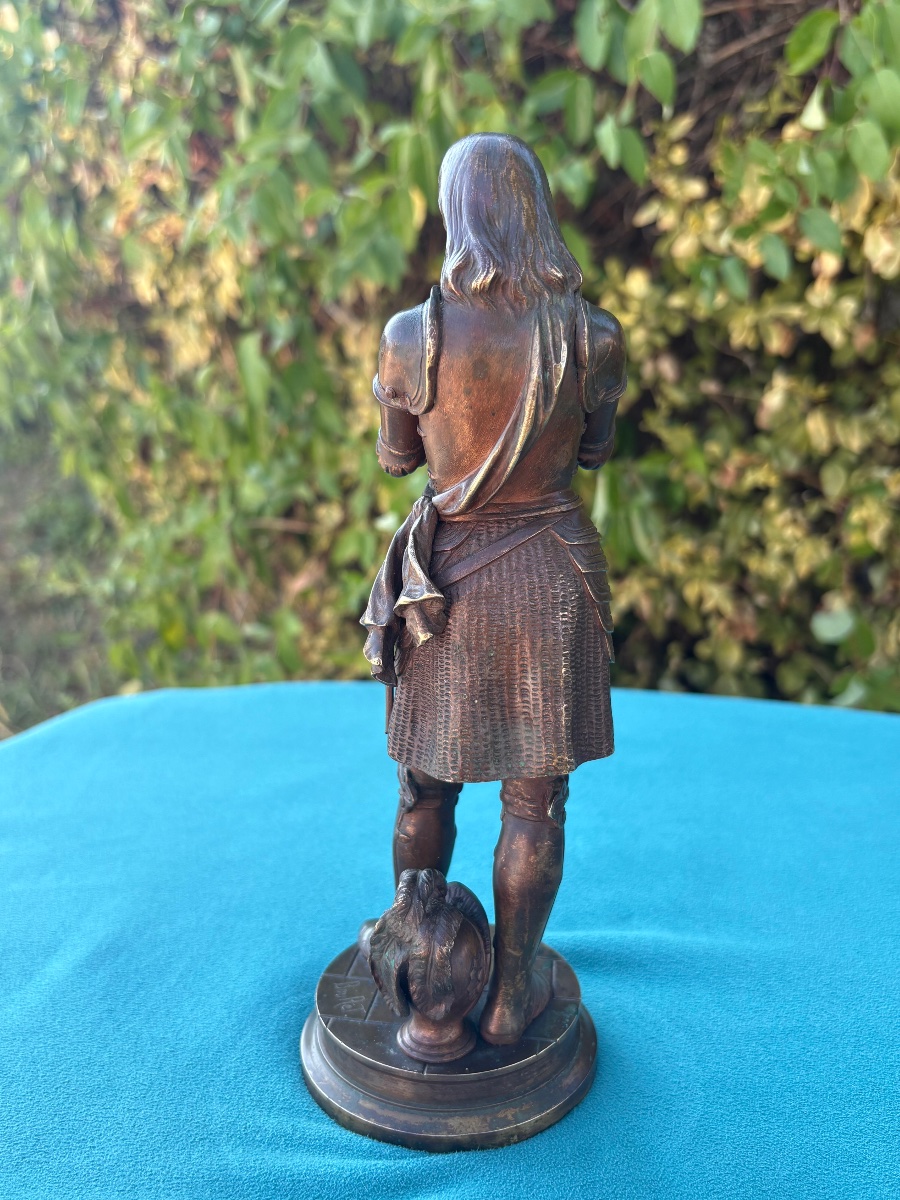 Jeanne d’Arc bronze Eutrope Bouret-photo-2