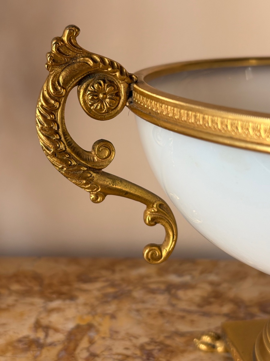 Coupe en opaline Époque Restauration -photo-4