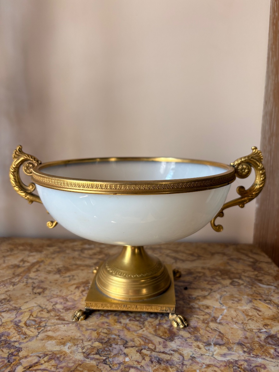 Coupe en opaline Époque Restauration 