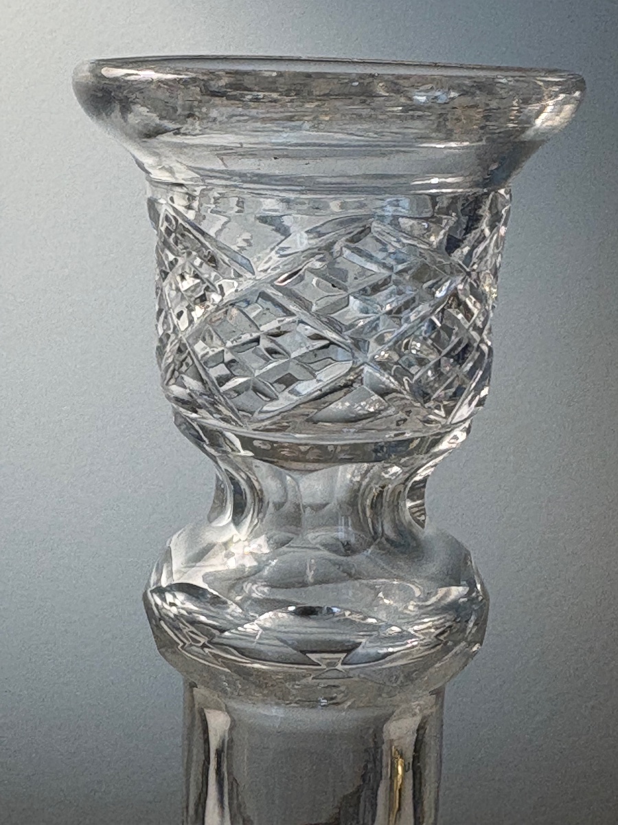 Bougeoir en cristal Baccarat -photo-4