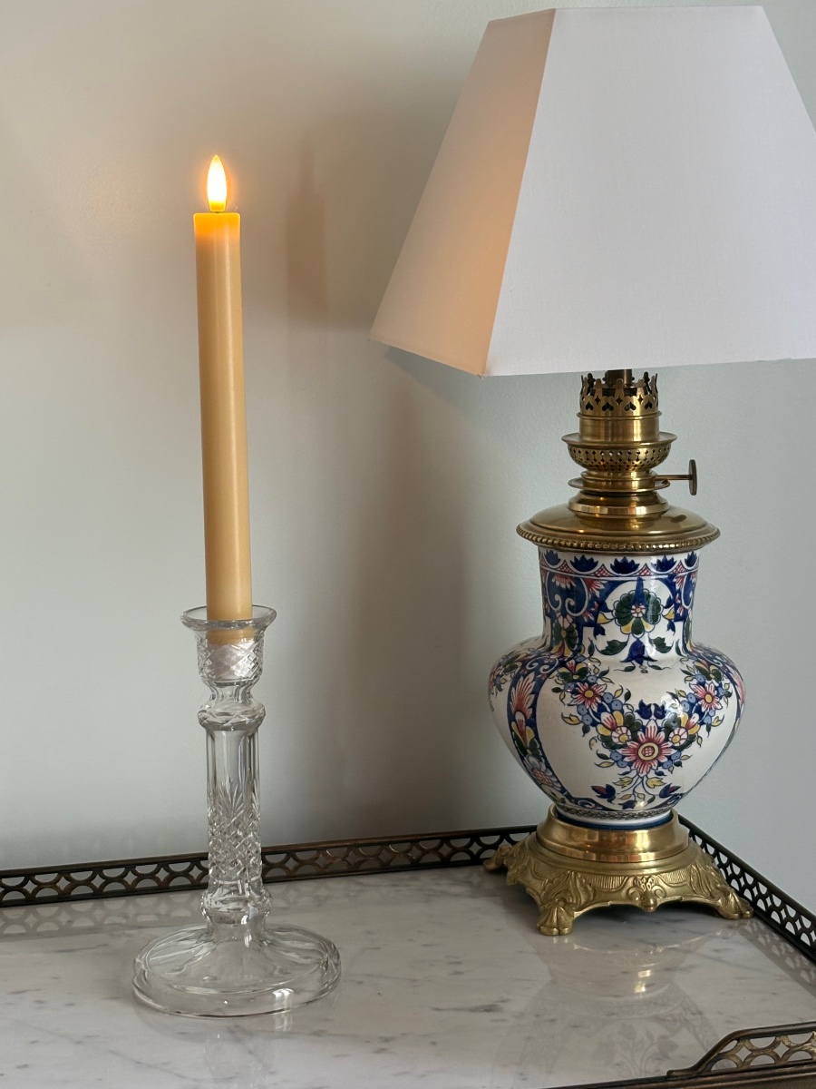 Bougeoir en cristal Baccarat -photo-2