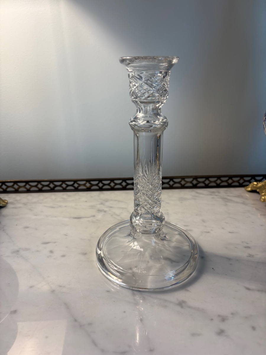 Bougeoir en cristal Baccarat 
