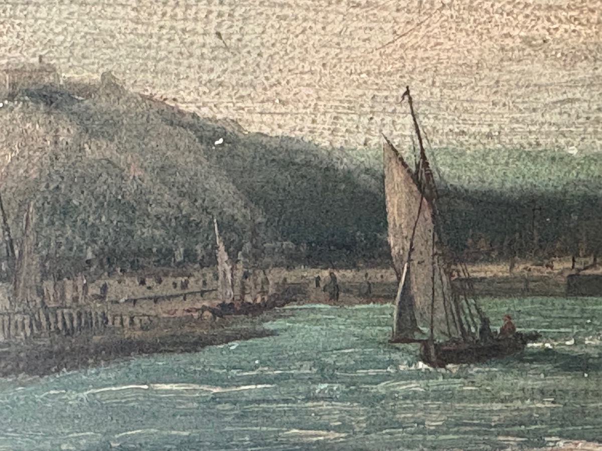 The Port Of Cherbourg: 19th-century Maritime Art By émile Tesson-photo-2