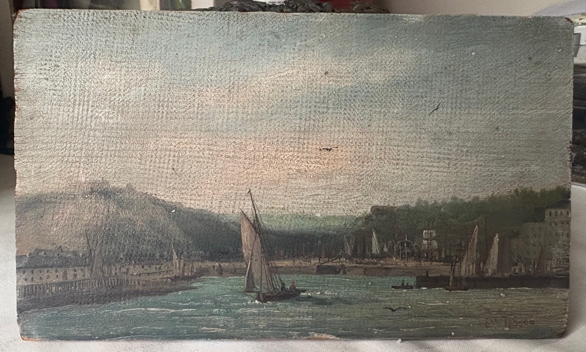 The Port Of Cherbourg: 19th-century Maritime Art By émile Tesson