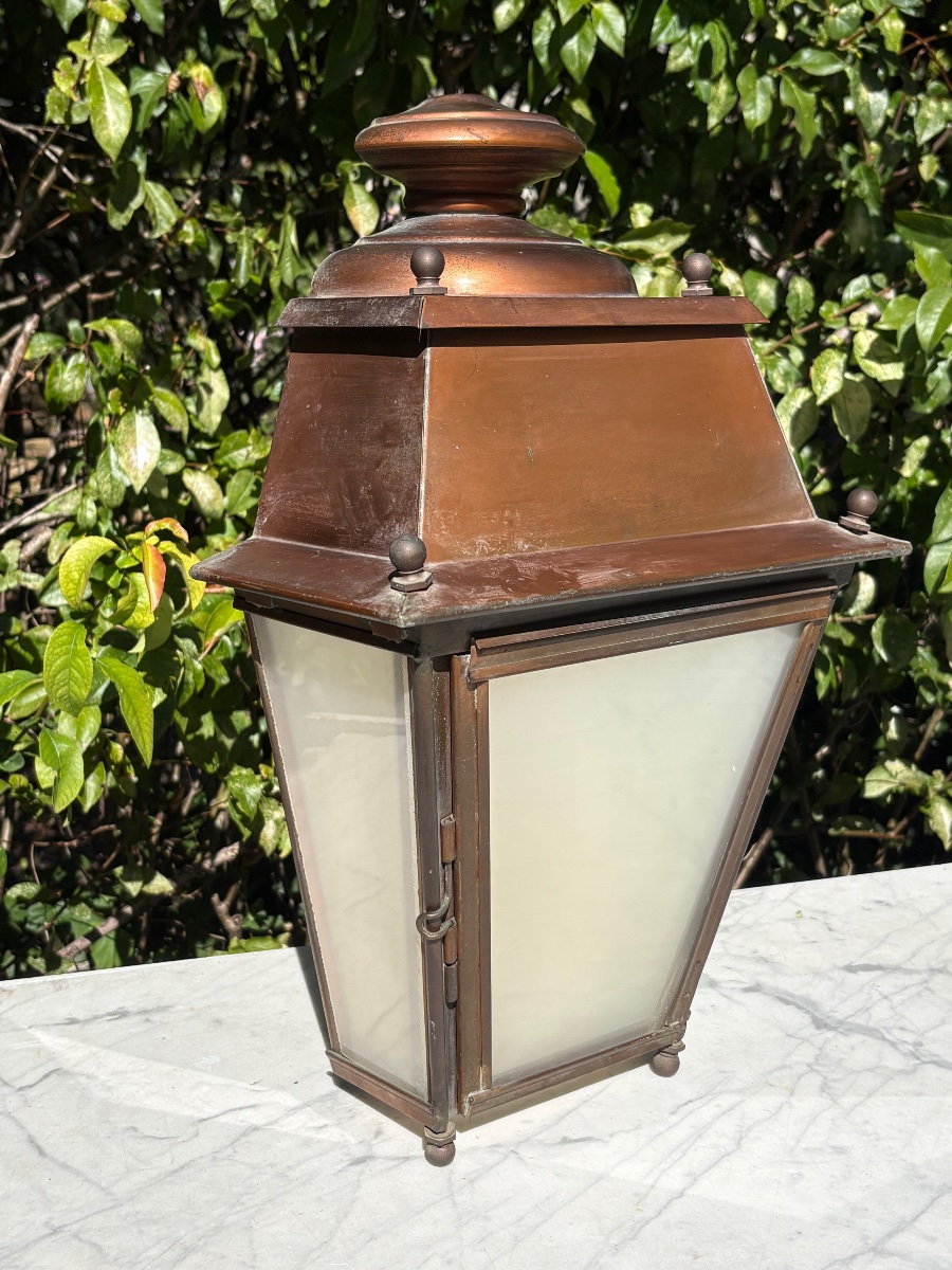 Copper Wall Sconce -photo-3
