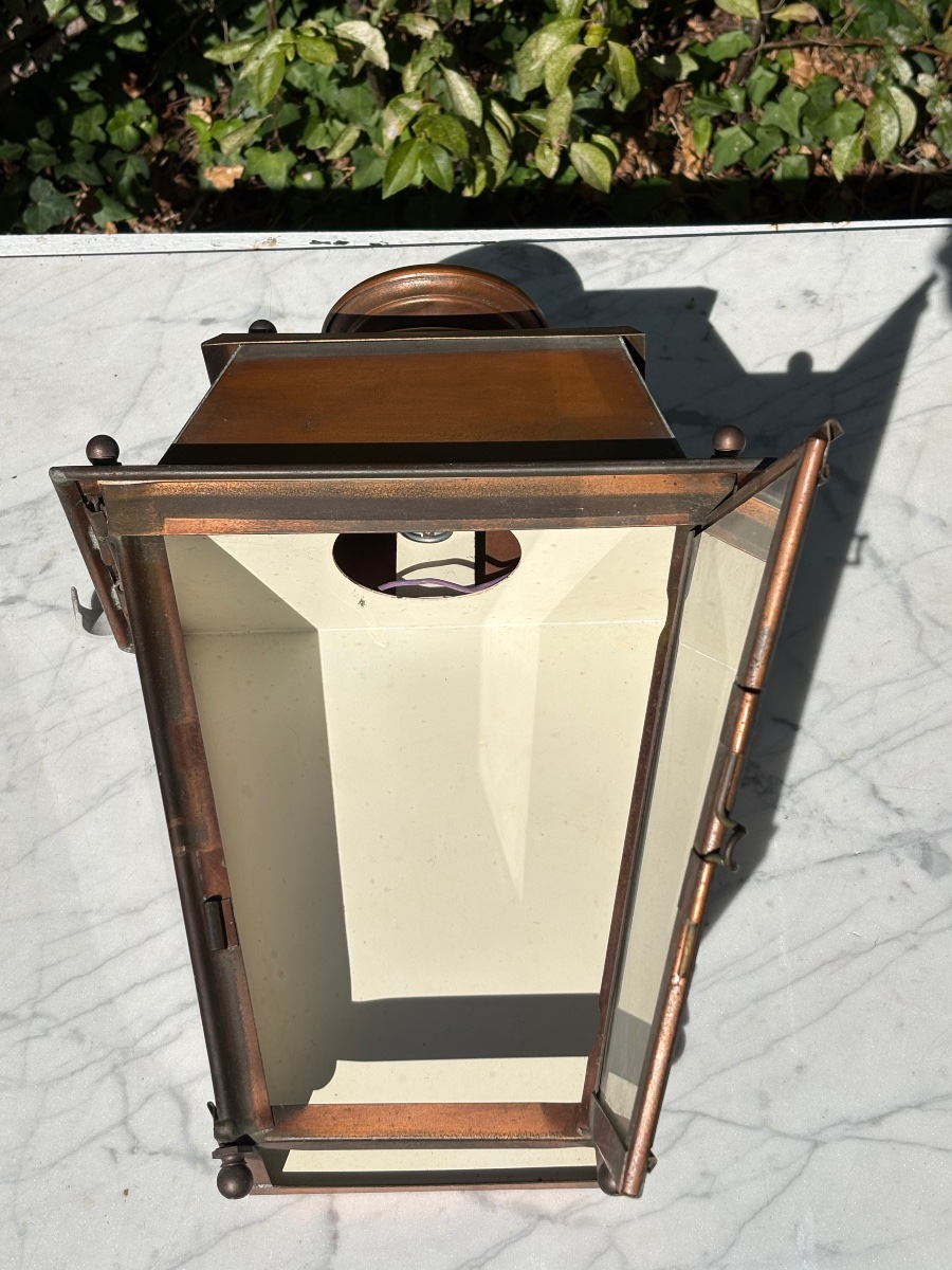 Copper Wall Sconce -photo-2