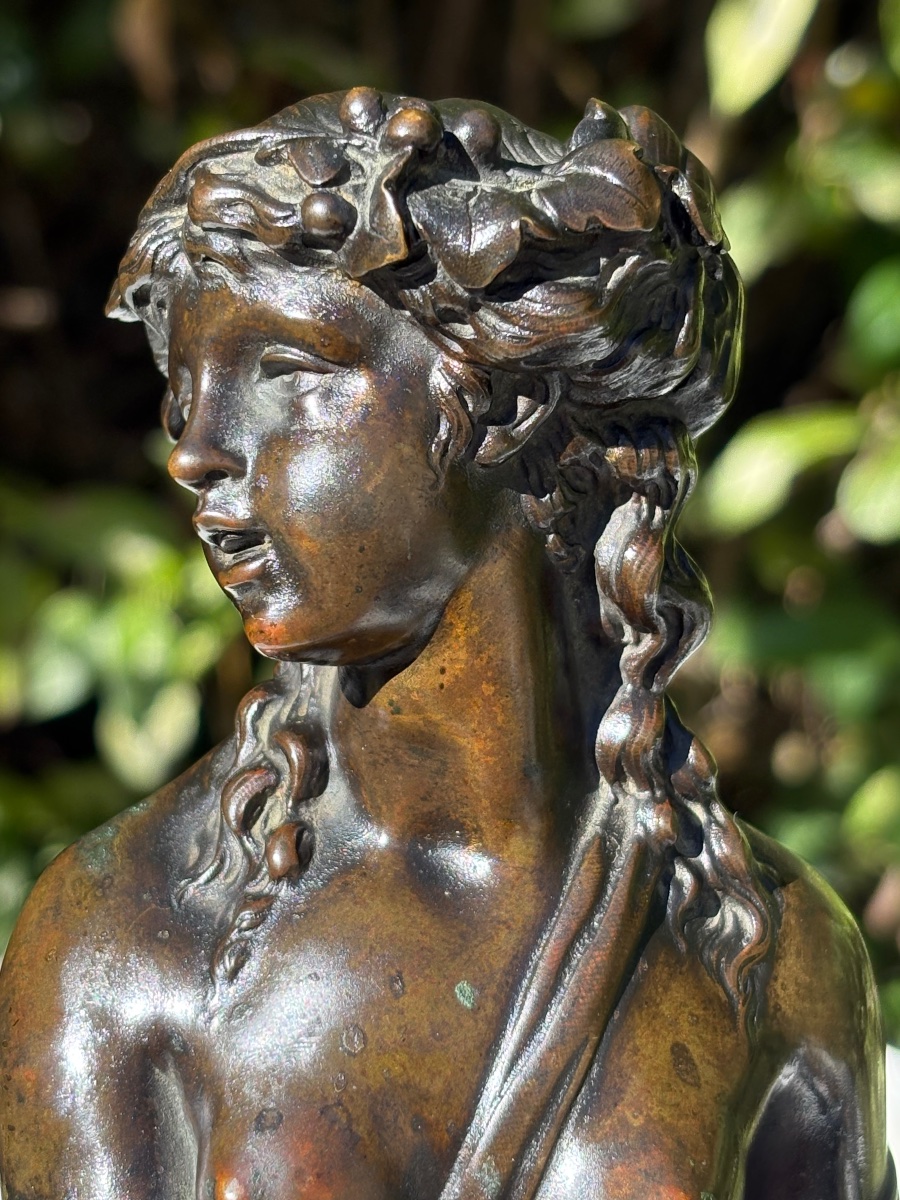 Clodion, Bronze Bacchante, Cast By Susse Frères -photo-2