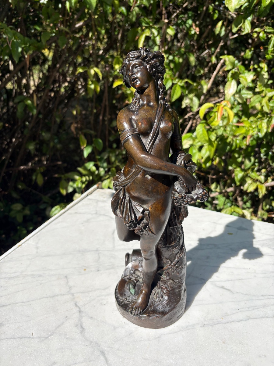 Clodion, Bronze Bacchante, Cast By Susse Frères 