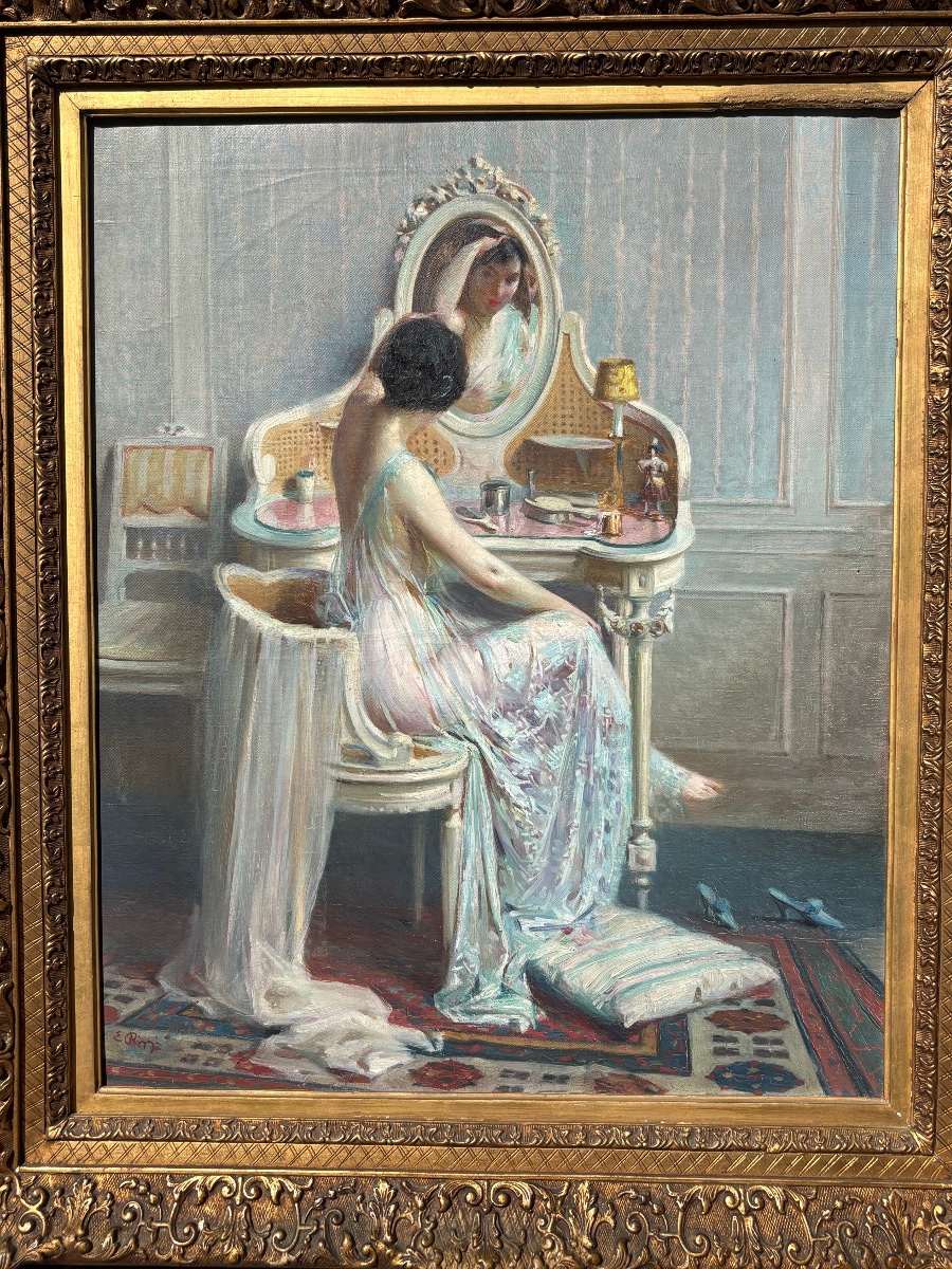 Emilio Rizzi: Woman In Front Of Her Dressing Table -photo-2