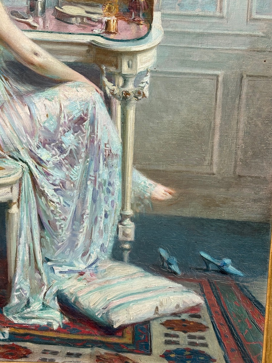 Emilio Rizzi: Woman In Front Of Her Dressing Table -photo-4