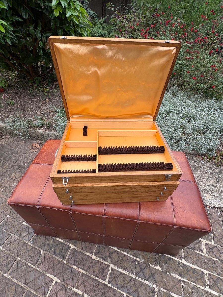 116-piece Cutlery Set In Light Oak 