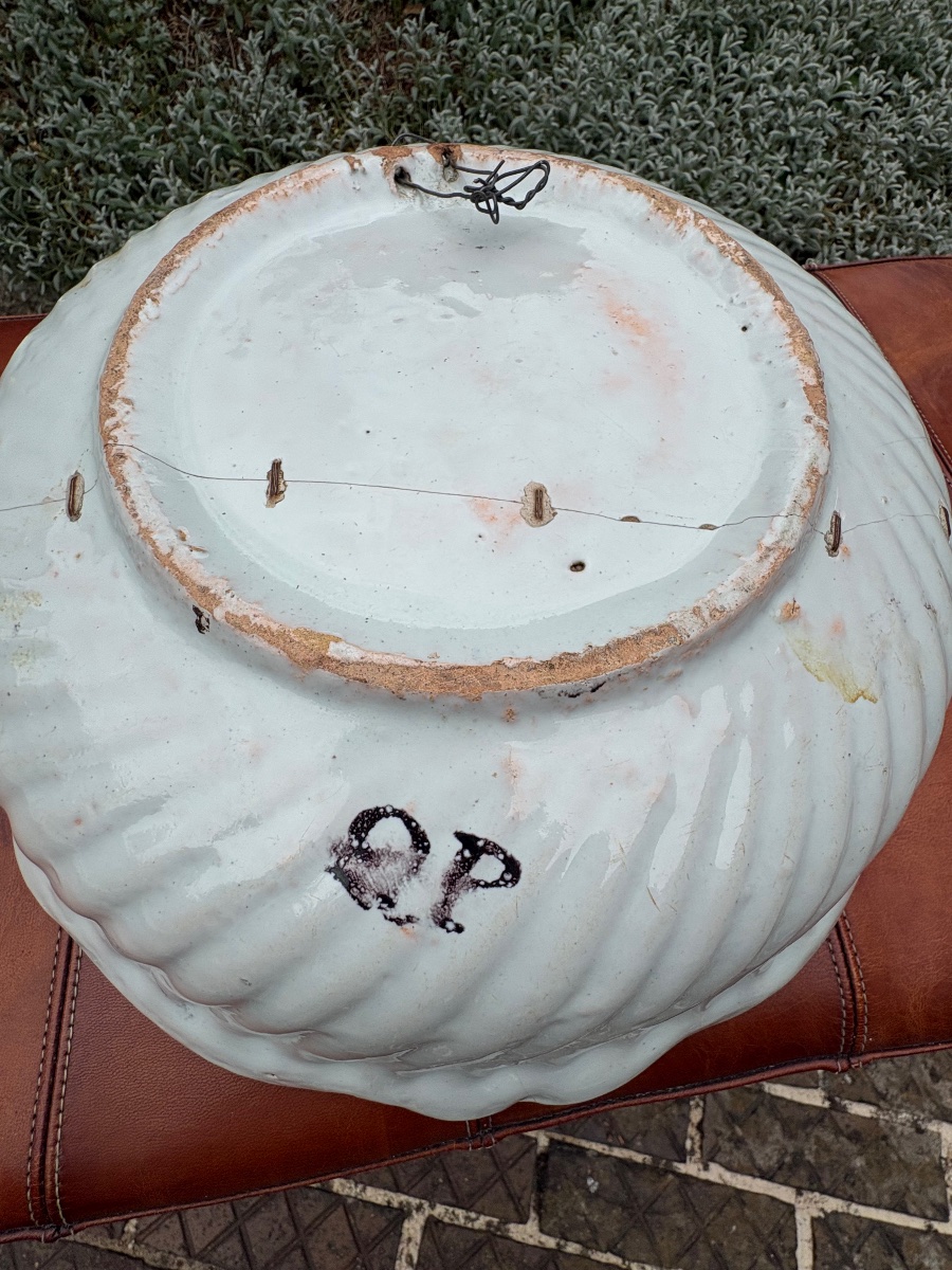"bacchus" Nevers Bowl, 18th Century-photo-4