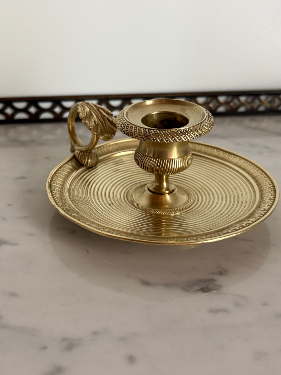 Empire-era Handheld Candlestick -photo-2