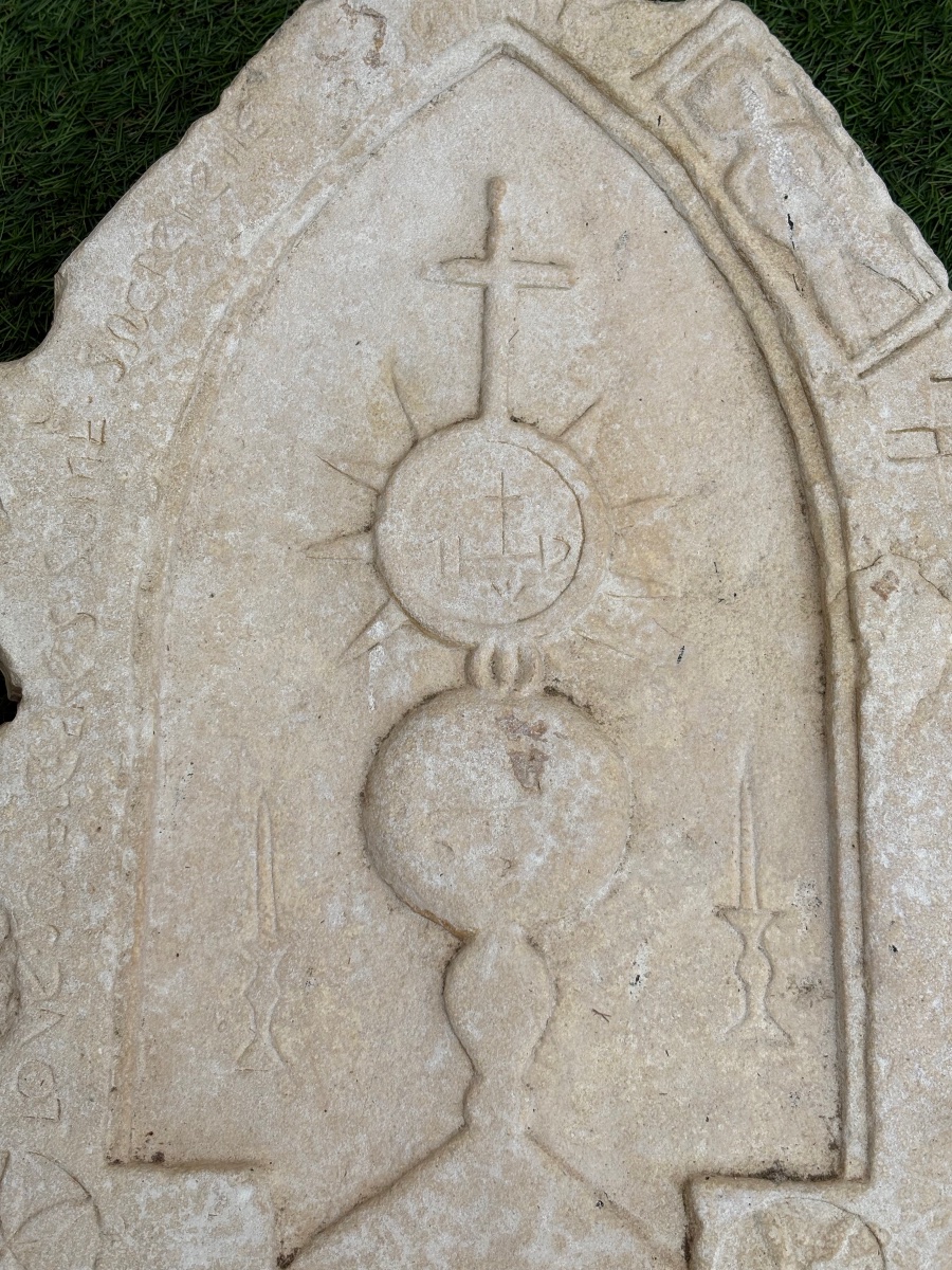 Compagnie du Saint Sacrement bas-relief XVIIe-photo-2
