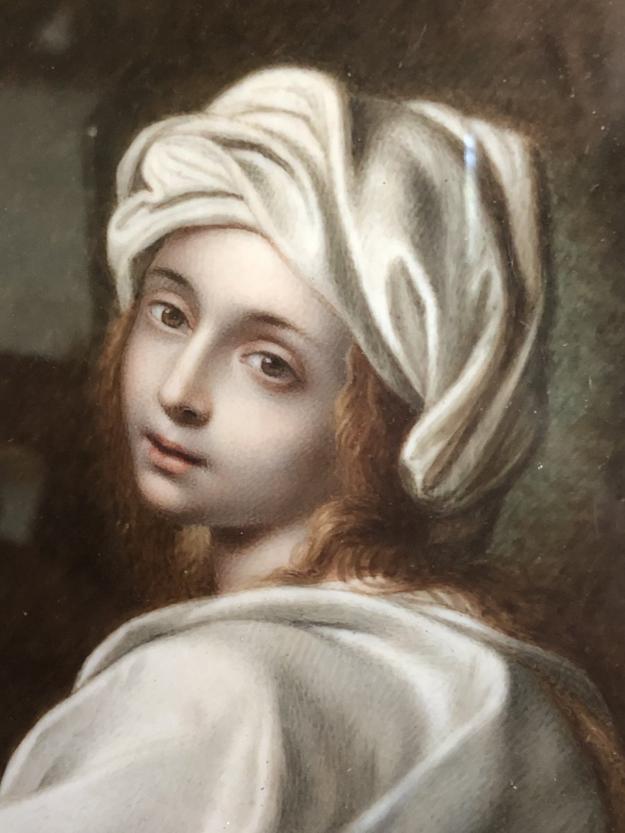 Guido Reni portrait sur ivoire de Béatrice Cenci -photo-2