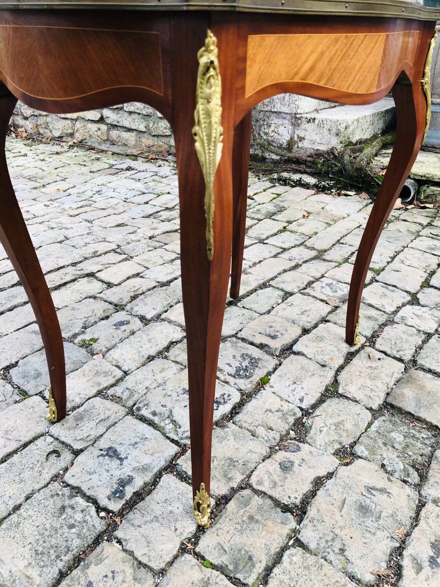 Marquetry Coffee Table-photo-4