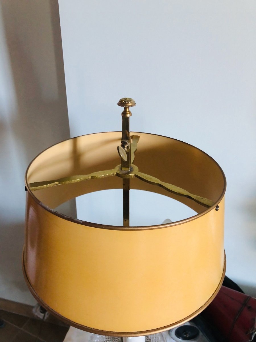 Crystal And Gilded Bronze Hot Water Bottle Lamp-photo-1