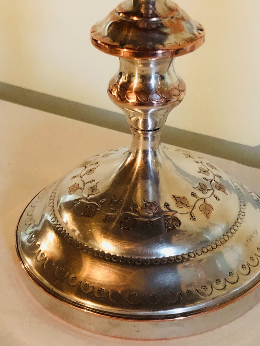 Pair Of Silver Candlesticks Dupré-photo-3
