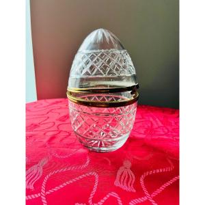 Baccarat Crystal Egg Box