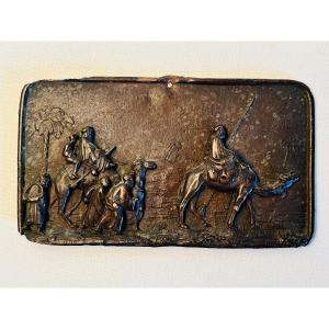 Orientalist Bronze Plaque