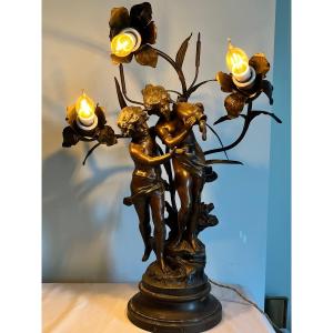 Lampe Art Nouveau 1900