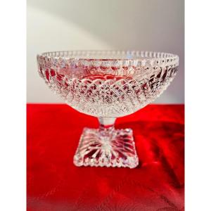 Cut Crystal Cups With Diamond Points