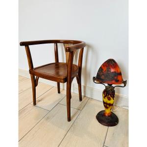 Fauteuil d’enfant 1900 bois courbé Baumann