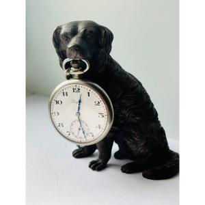 Bronze de Vienne chien porte-montre