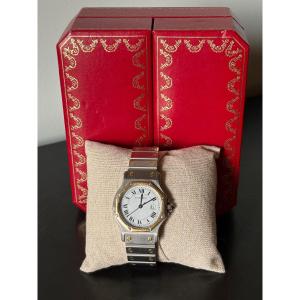 Montre Cartier automatique Santos octogonale 