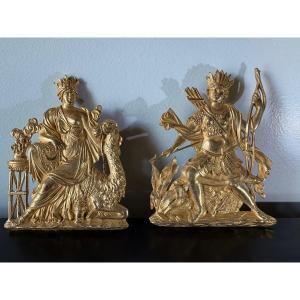 Bronzes d’ornement d’époque Empire 