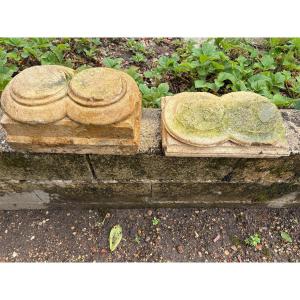 Cistercian Base And Capital, Burgundy, 12th Century 