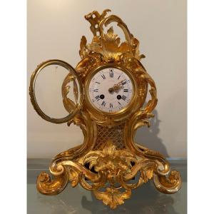 Pendule de bureau Louis XV Gustave Lévy 