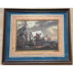 Halte de cavaliers XVIIe Johannes Faber le Jeune 