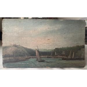 Le port de Cherbourg Marine XIXe Émile Tesson
