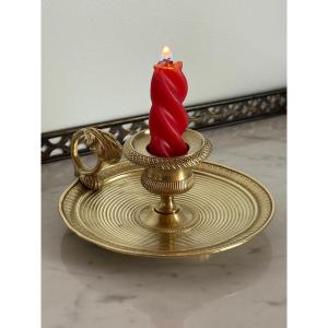Empire-era Handheld Candlestick