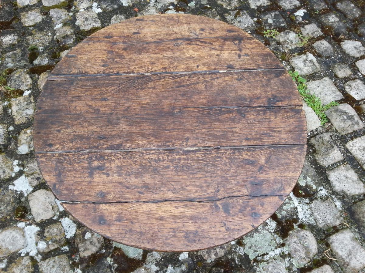 Vigneron Table. Picardie. Oak. 19th.-photo-2