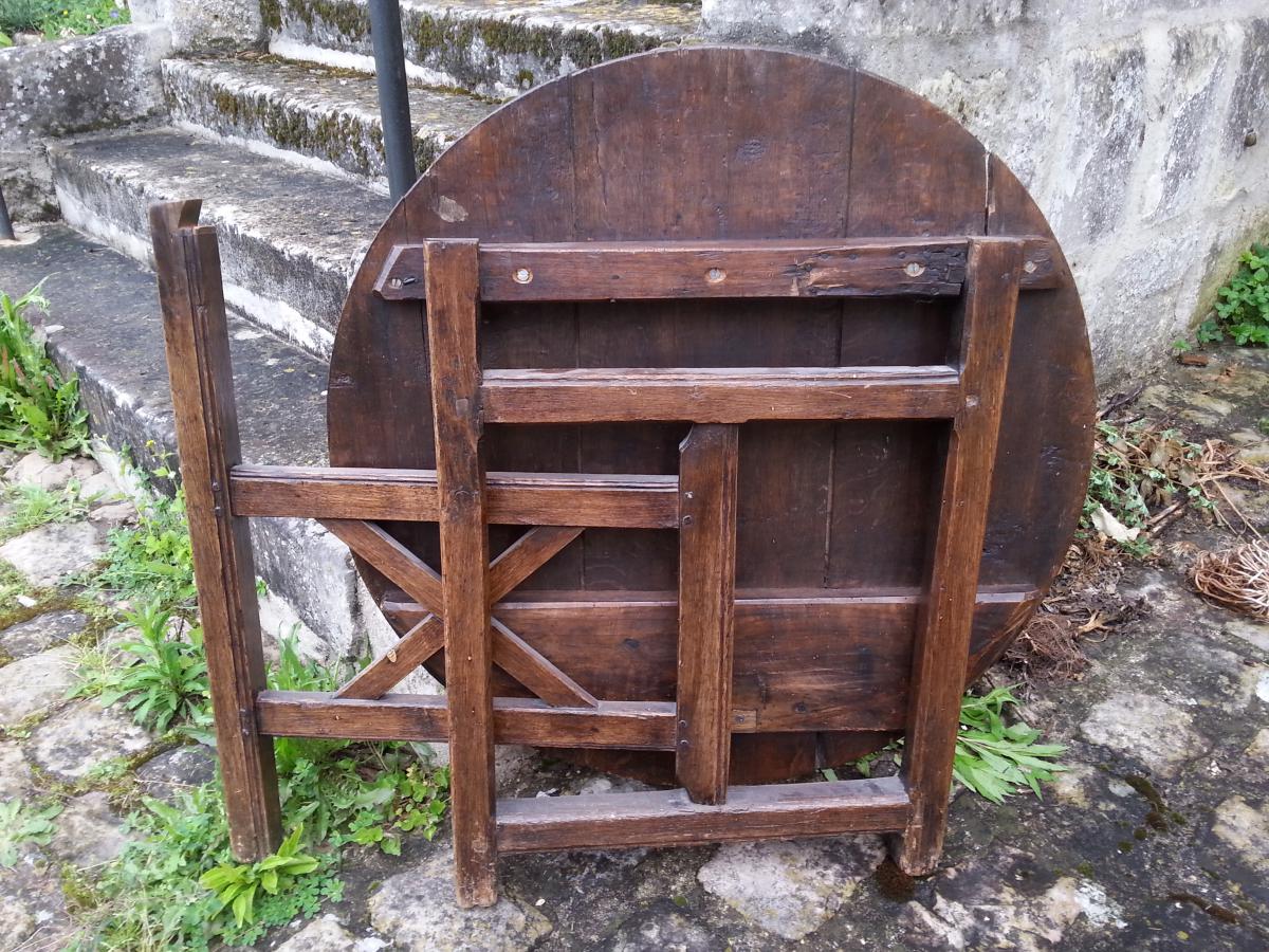 Vigneron Table. Picardie. Oak. 19th.-photo-3