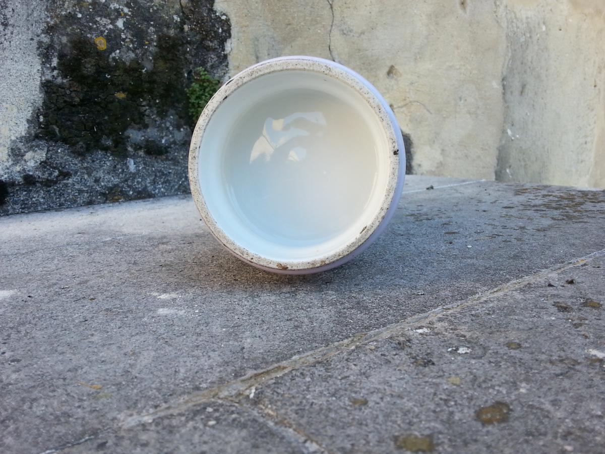 Oil Lamp. Porcelain. 19th-photo-2