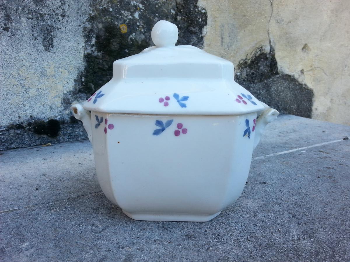 Sugar. Porcelain Paris. 19th.-photo-3