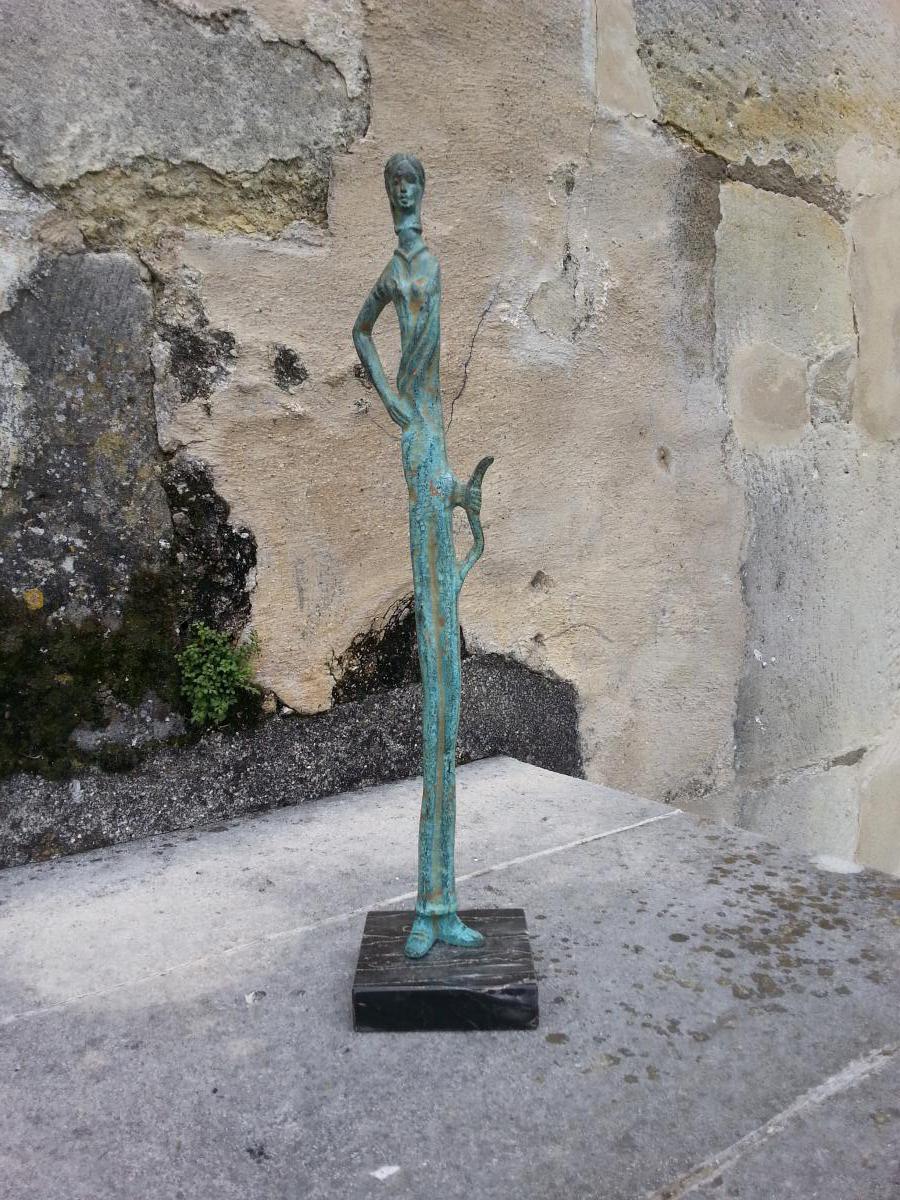 Bronze. According To Marino Marini. 20th.-photo-2