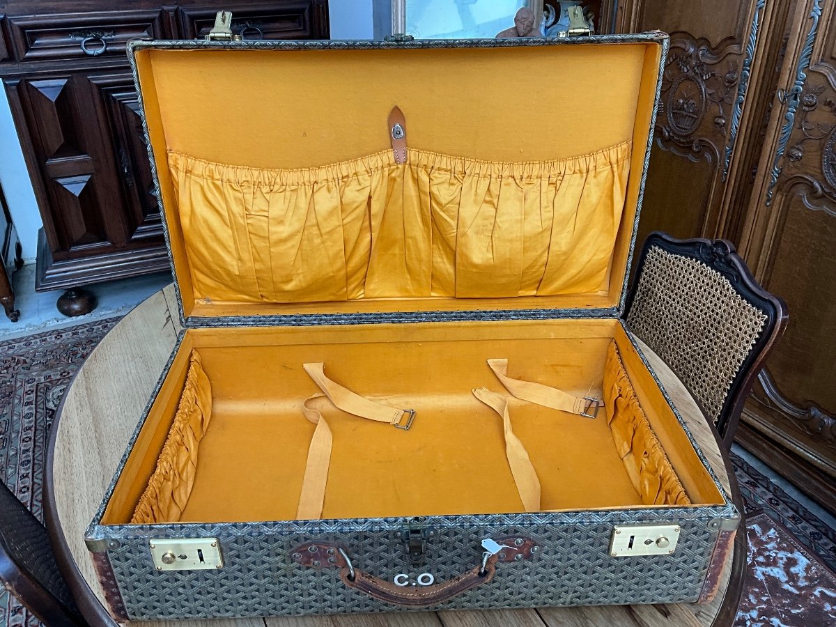 Goyard Travel Suitcase-photo-1