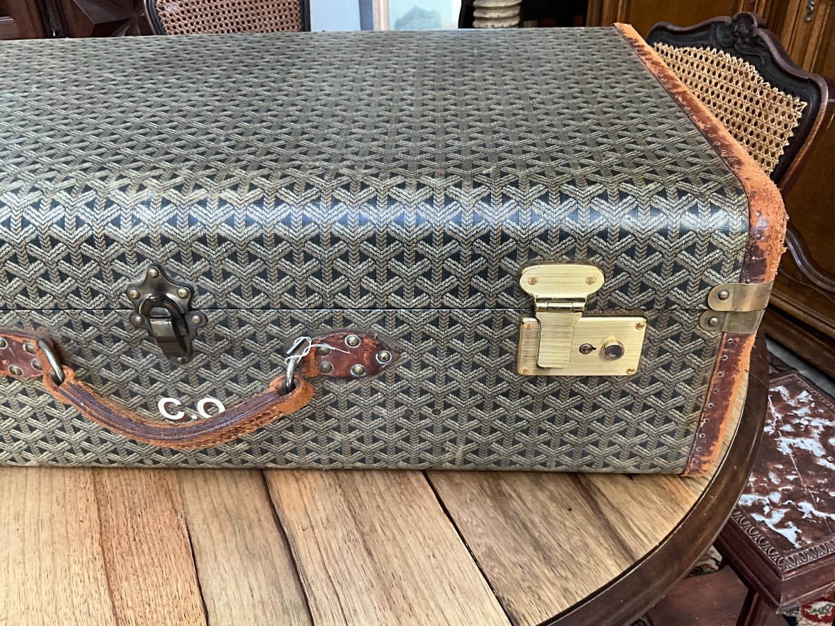 Goyard Travel Suitcase-photo-5