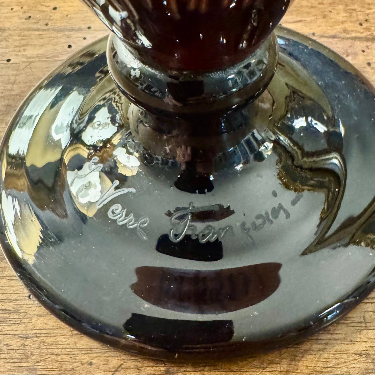 French Glass Vase -photo-5