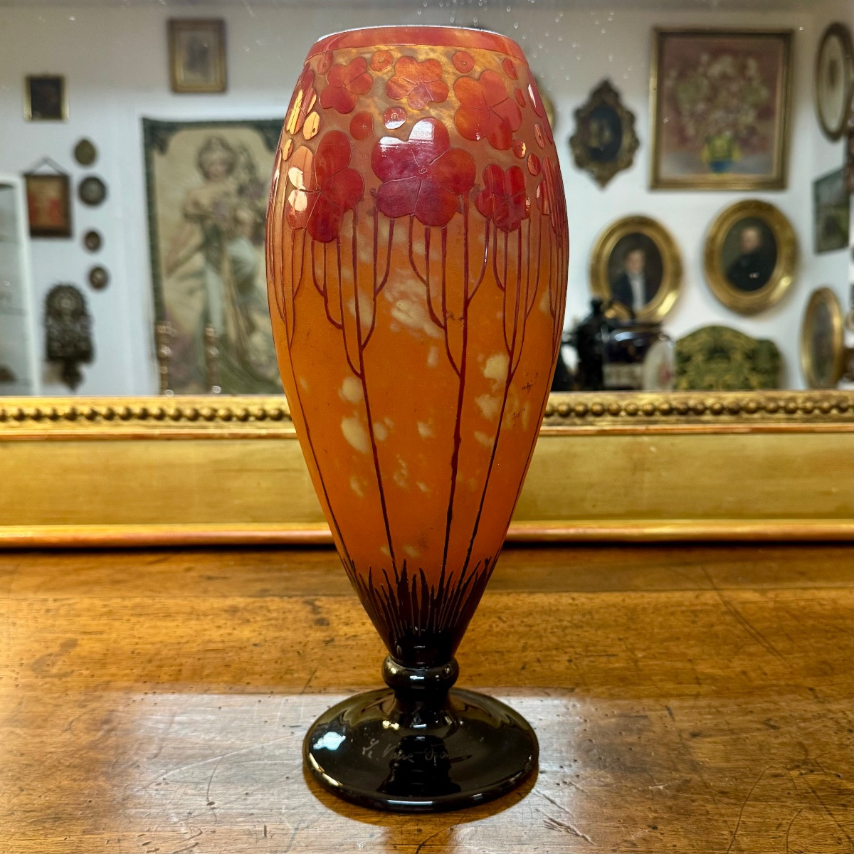 French Glass Vase -photo-7