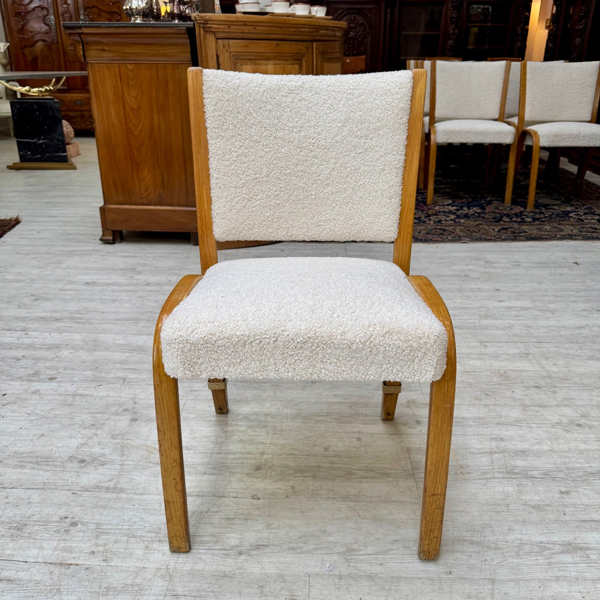 Série de 12 Chaises BOW WOOD-photo-3